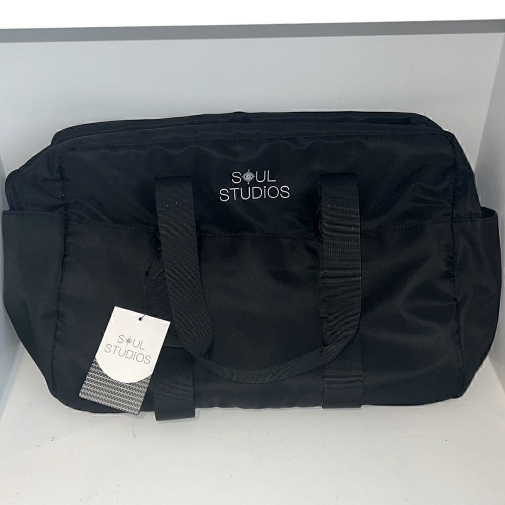 Soul Studios brand new with tags yoga Pilates barre gym workout bag in black